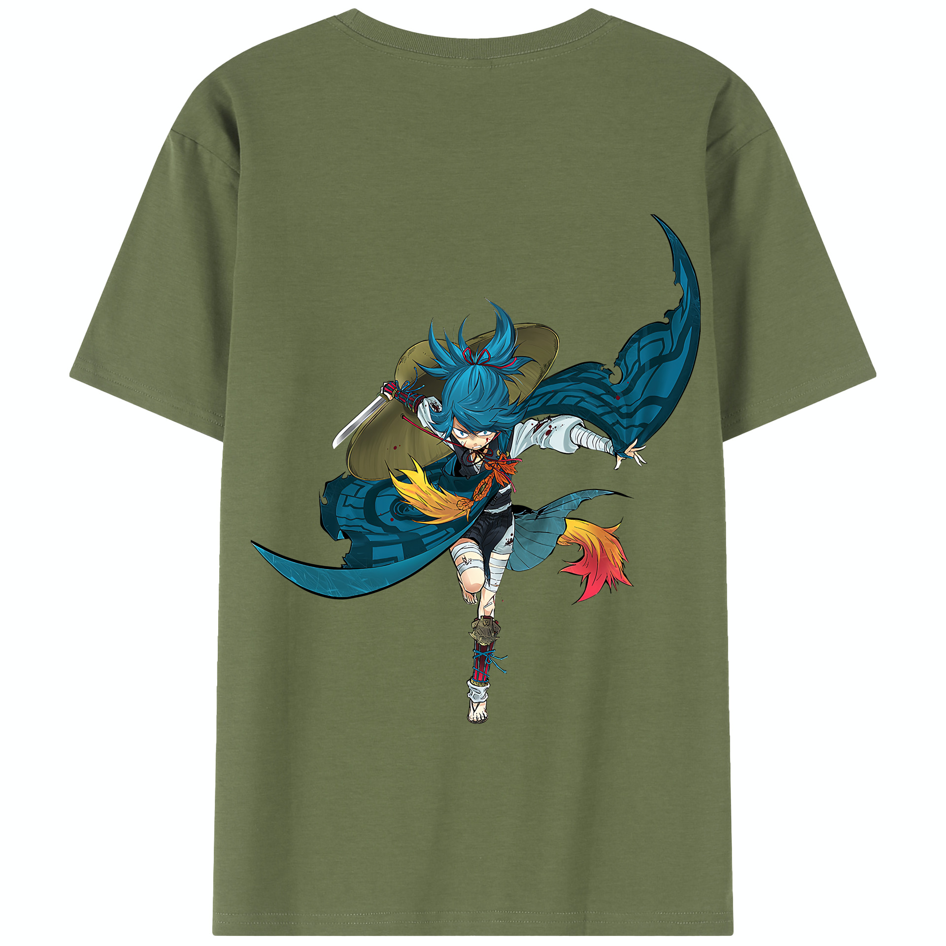 （画像用） 刀剣乱舞 Touken Ranbu 綿100％半袖Tシャツ（背面プリント）